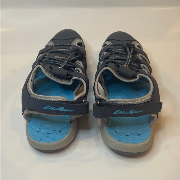 Eddie Bauer Gray and Blue Sarah Sandals Size 7 - Picture 4 of 8
